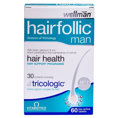Хеафолик для мужчин таблетки №60шт HairFollic man 42817 фото