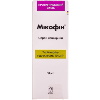 Микофин спрей 10 мг-г 30мл 11879 фото