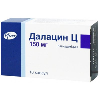 Далацин Ц 150 мг №16 капсули 5534 фото