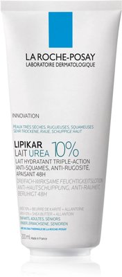 Молочко La Roche-Posay Lipikar Urea 10% увлажняющее, липидовосстанавливающее, для сухой и очень сухой кожи, 200мл Ля Рош 43062 фото