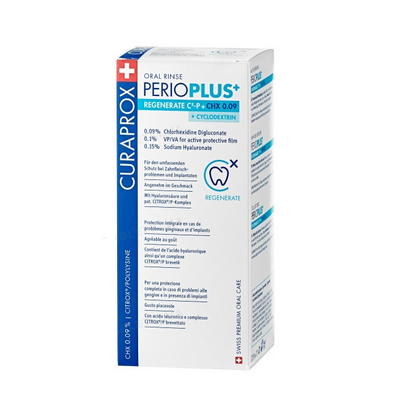 Curaprox Perio Plus Ополаскиватель для полоскання ротовой полости с 0.09% хлоргексидином 200 мл 42846 фото