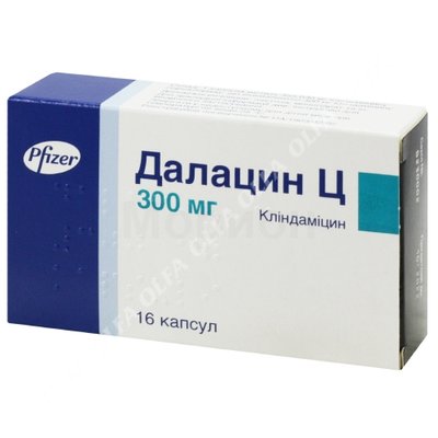 Далацин Ц 300 мг №16 капсули 5535 фото