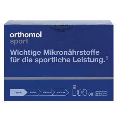 Ортомол Orthomol Sport з Омега-3 таблетки+капсули+флакони на 30 днів 38558 фото