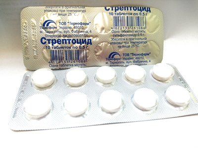 Стрептоцид 500 мг №10 таблетки 18984 фото