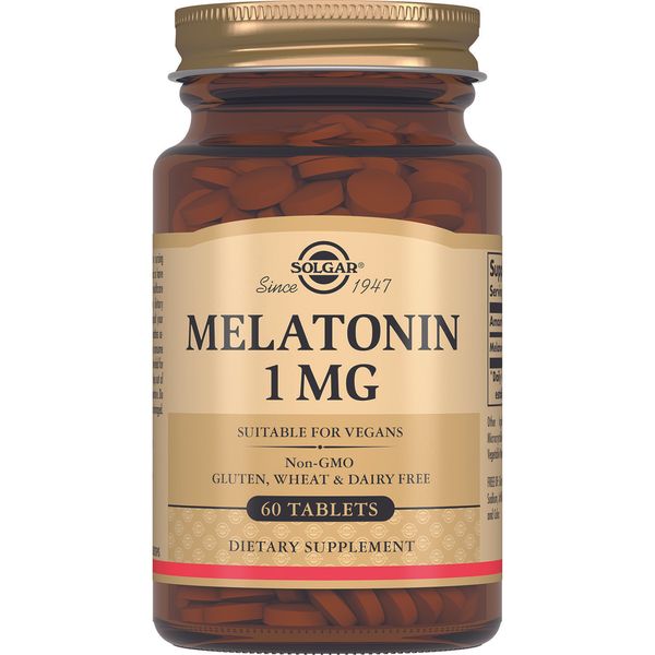 Солгар Мелатонин 1 мг капсулы 60шт Solgar 36086 фото