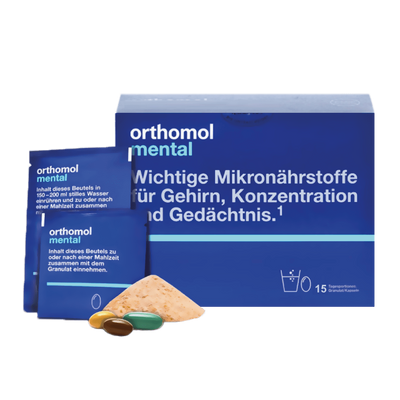 Orthomol Mental гранулы+капсулы на 15 дней, Ортомол 41858 фото