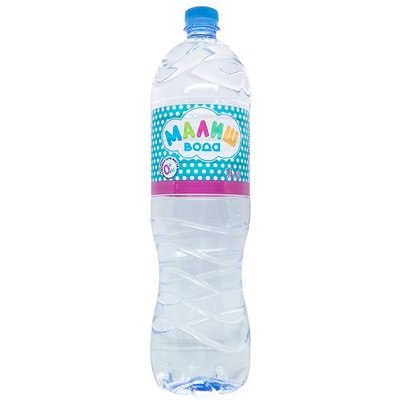 Вода Малыш питьевая детская в пластиковой бутылке без дозатора, 1,5л 26775 фото