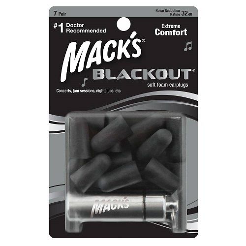 Беруши MACKS Blackout Контейнер 7пар 32дб 39858 фото