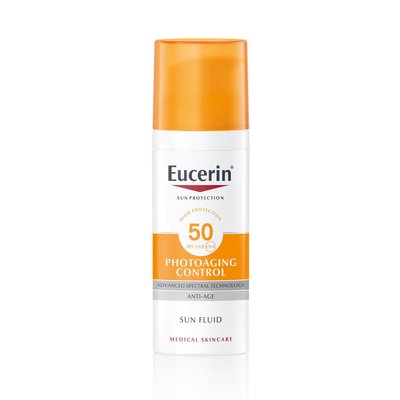 Eucerin Солнцезащитный антивозрастной флюид SPF 50 50мл Эуцерин 42824 фото