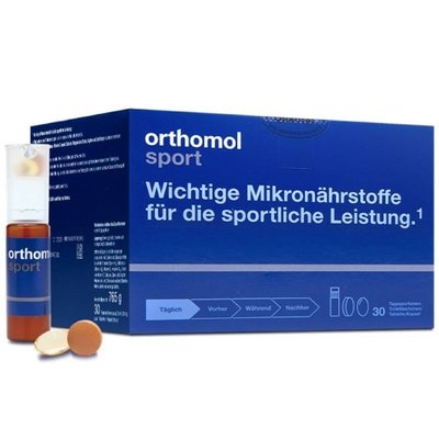 Orthomol Sport з тауріном питний на 30 днів, Ортомол 41871 фото