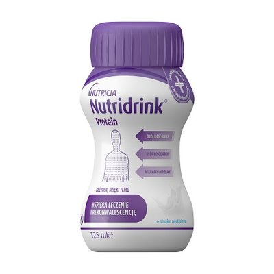 Нутридринк Протеин с Нейтральным вкусом 125мл №4 флакона Nutridrink Protein Neutral flavour Nutricia 35587 фото