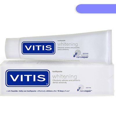 Зубна паста Відбілююча Вітіс Vitis 100 мл 34032 фото