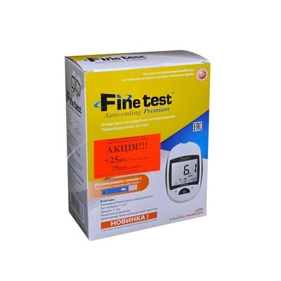 Глюкометр Finetest Auto-coding Premium +25 тест смужок 34585 фото