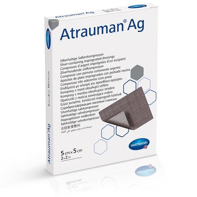 Atrauman Ag Пов'язка зі сріблом Атравман 5х5см 1 шт 40032 фото
