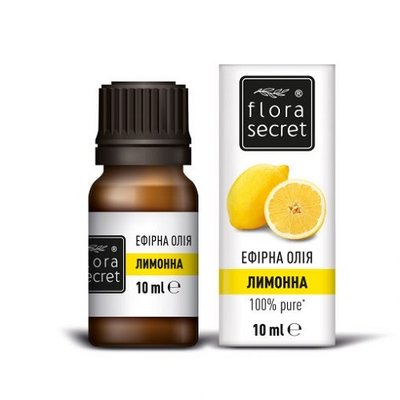 Лимонна ефірна олія 10 мл Flora Secret 39476 фото