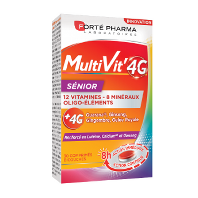 МультиВит 4G для пожилых таблетки №30шт MultiVit 4G 41252 фото