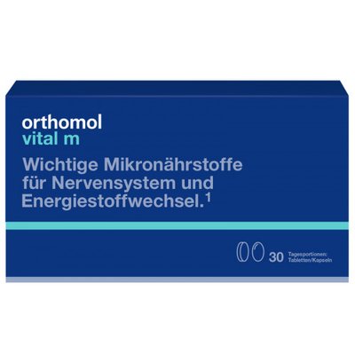 Ортомол Orthomol Vital M капсули на 30 днів 38890 фото