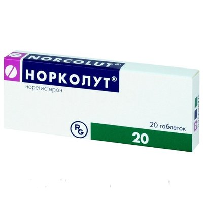 Норколут 5 мг таблетки №20 Норетистерон 13411 фото